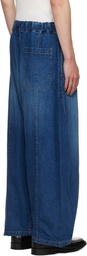 SAGE NATION Blue Box Pleat Jeans