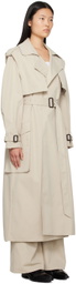 CAMILLA AND MARC Beige Simona Trench Coat