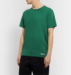 AFFIX - Logo-Print Cotton-Jersey T-Shirt - Green