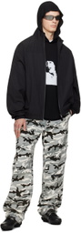Still Kelly Black Nylon Track Jacket