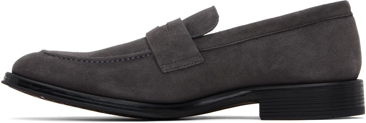 PS by Paul Smith Gray Suede Pierce Loafers