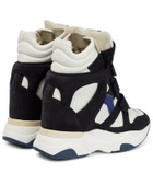 Isabel Marant - Balskee leather wedge sneakers