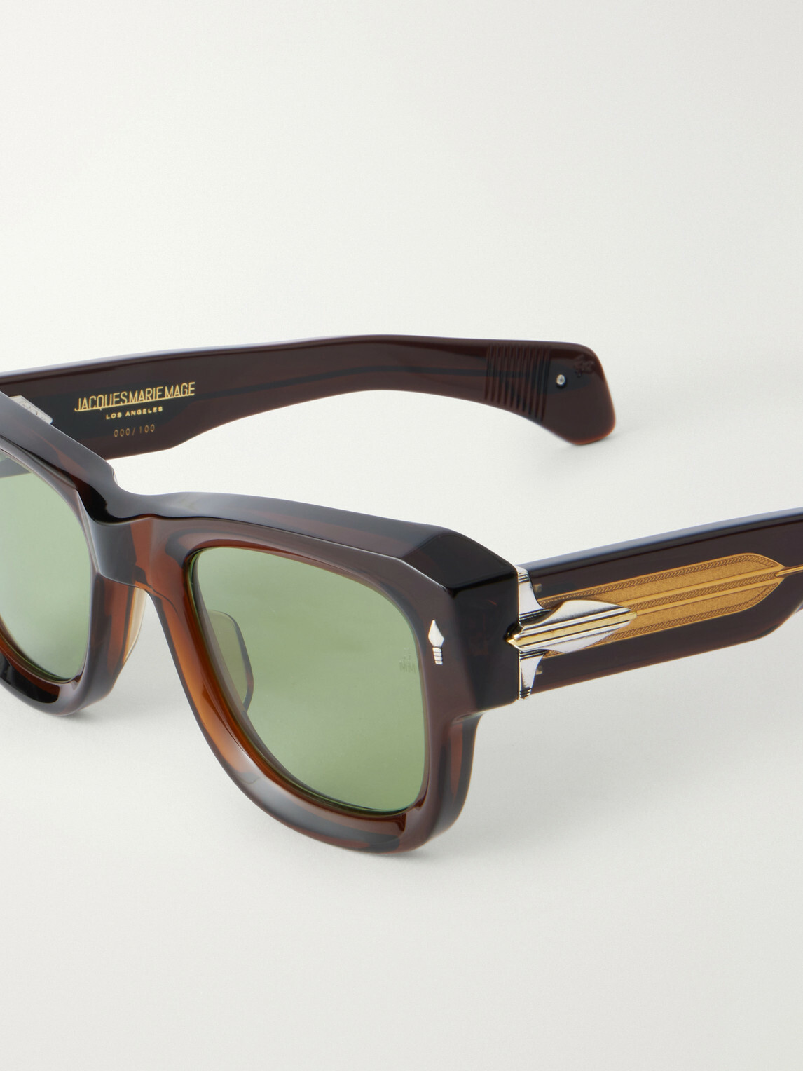 Jacques Marie Mage - Conrad D-Frame Acetate Sunglasses