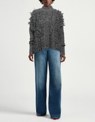Manila Grace Womens Turtleneck Charcoal