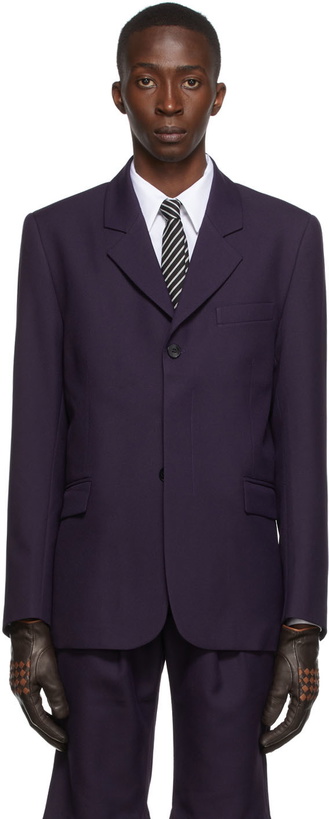 Photo: Ernest W. Baker Purple Polyester Blazer