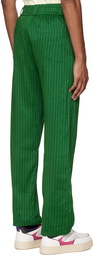 Rhude Green Pinstripe Trousers