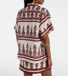Johanna Ortiz Printed linen shirt