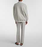 Eleventy Wool and cashmere tapered pants
