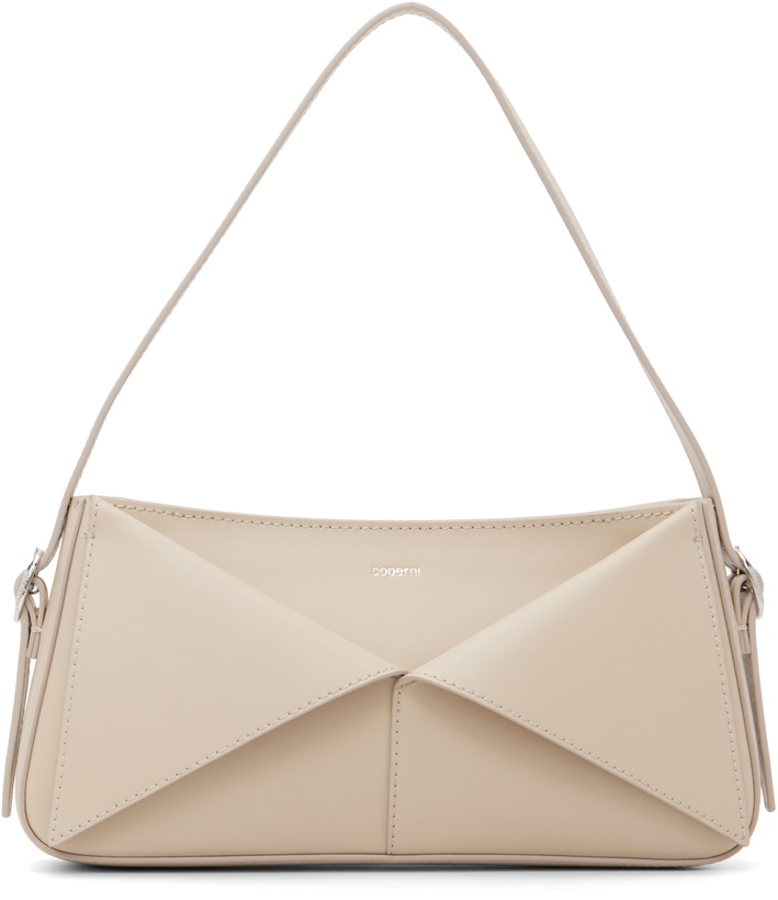 Photo: Coperni Beige Belt Baguette Bag