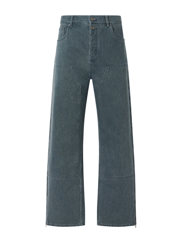 Photo: A Kind Of Guise - Carpintero Flared Double-Knee Jeans - Blue