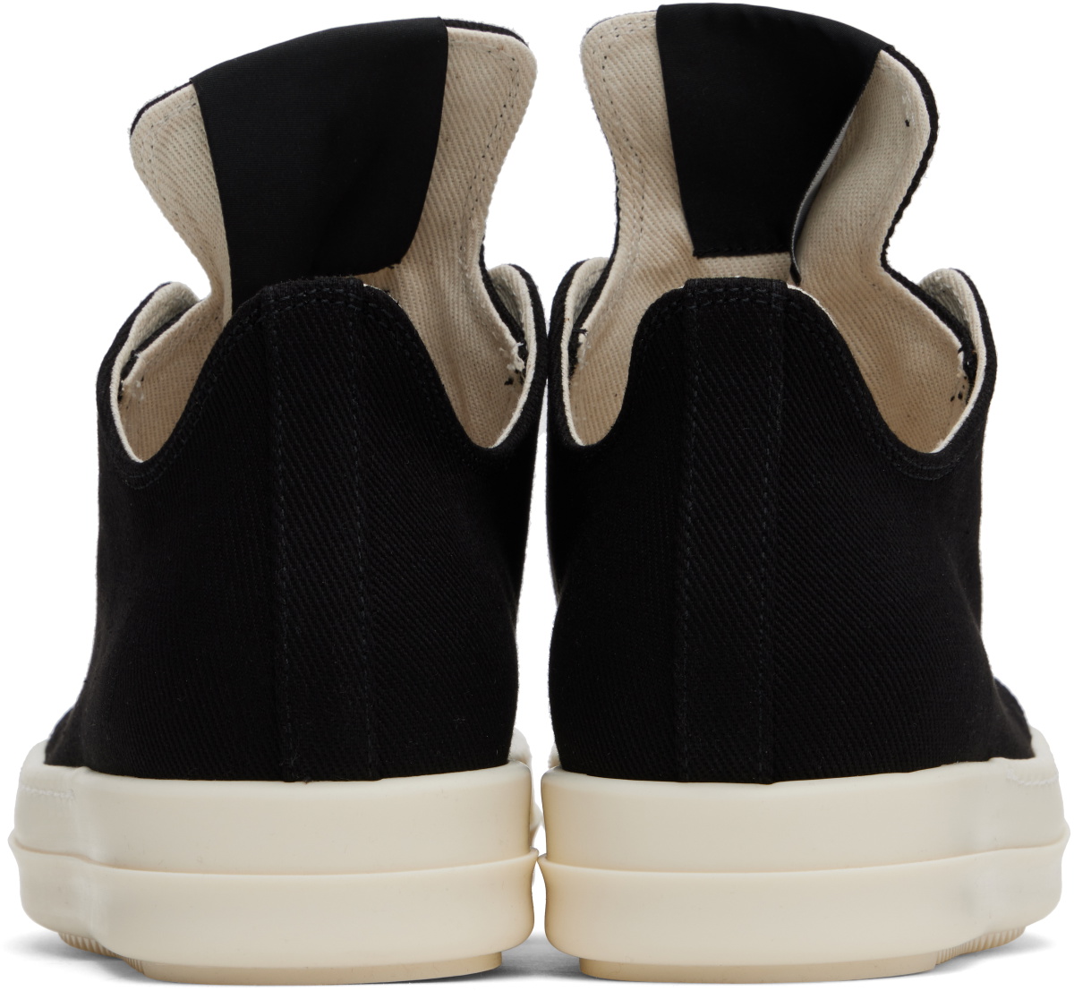 Rick Owens DRKSHDW Black Hollywood Low Sneaks Sneakers Rick Owens