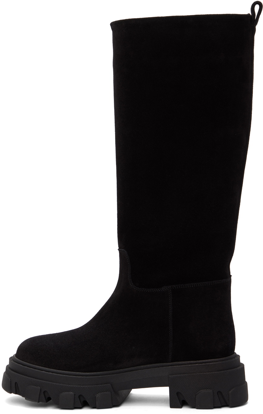 GIABORGHINI Black Perni 07 Suede Boots