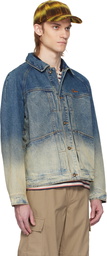 Dime Blue Faded Denim Jacket