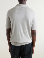 TOM FORD - Cashmere and Silk-Blend Polo Shirt - Gray