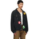 MM6 Maison Margiela Navy Sports Denim Jacket