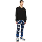 Kenzo Black Tiger Crest Sweatshirt