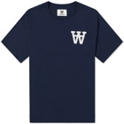 Wood Wood Men's AA Ace T-Shirt in Navy