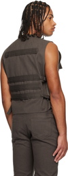 Rick Owens Brown Concordians Bonotto Capsule Ammo Vest