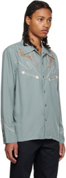 Nudie Jeans Blue Gonzo Shirt