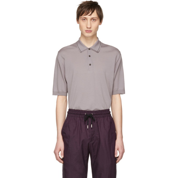 Lanvin Purple Wool Polo