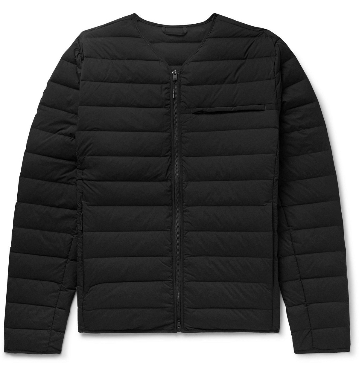 Photo: Y-3 - Logo-Print Quilted Nylon-Blend Down Jacket - Black
