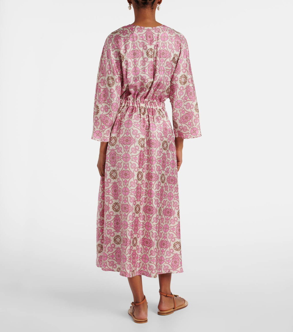 'S Max Mara Fulvia printed silk maxi dress