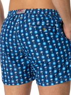 MC2 Saint Barth Man Light Fabric Swim Shorts With Napoli Logo Print | Ssc Napoli Special Edition
