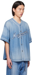 mastermind JAPAN Blue Baseball Denim Shirt