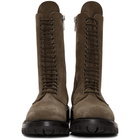 Rick Owens Brown Army Boots