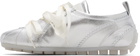 Simone Rocha Silver Ballerina Grip Sneakers