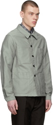 TOM FORD Grey Cotton Chore Jacket
