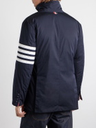 Thom Browne - Striped Shell Down Jacket - Blue