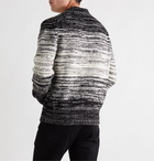 Mr P. - Dégradé Alpaca-Blend Mock-Neck Sweater - Black