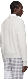 Thom Browne Gray 4-Bar Sweatshirt