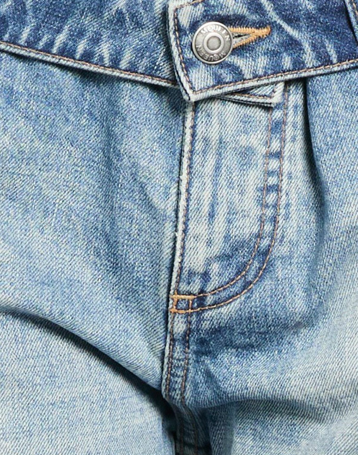 Mcqueen Womens Jeans in Blue