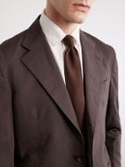 J. Mueser - Cotton and Linen-Blend Suit Jacket - Brown