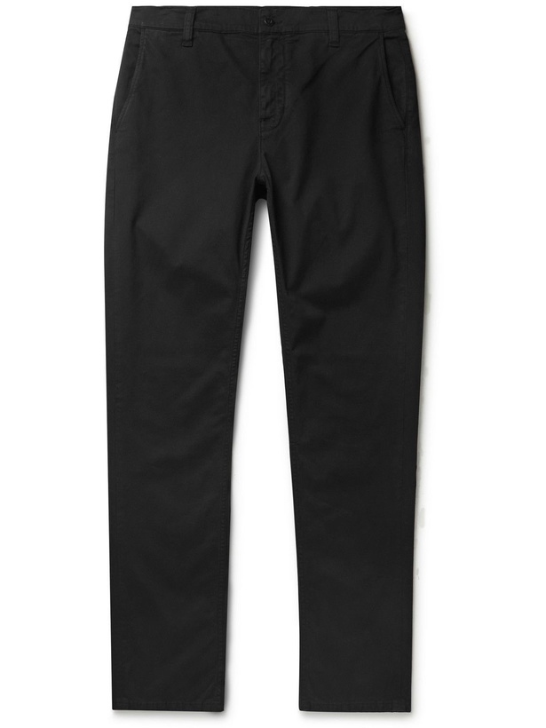 Photo: Nudie Jeans - Easy Alvin Slim-Fit Cotton-Blend Trousers - Black