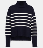 Veronica Beard Lancetti striped cotton sweater