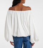 Dorothee Schumacher Soft Volume cotton poplin off-shoulder top