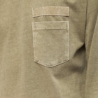 FrizmWORKS Men's Long Sleeve Pigment Dyed Mil T-Shirt in Beige