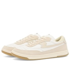 Stepney Workers Club Men's Casson S-Strike Leather Suede Sneaker in White