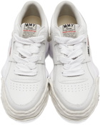 Miharayasuhiro White OG Sole Leather Parker Sneakers