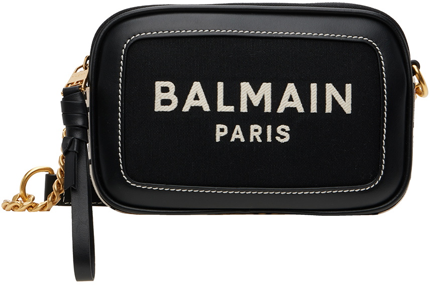 Monogram canvas B-Army clutch bag black - Women