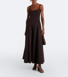 Staud Jill cotton-blend maxi dress