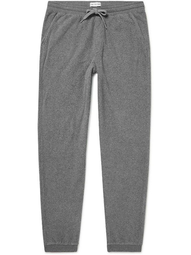 Photo: Hamilton And Hare - Tapered Cotton-Terry Sweatpants - Gray