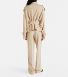 Aya Muse Soli belted double-breasted trench coat