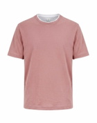 Eleventy Mens T-shirt Antique rose