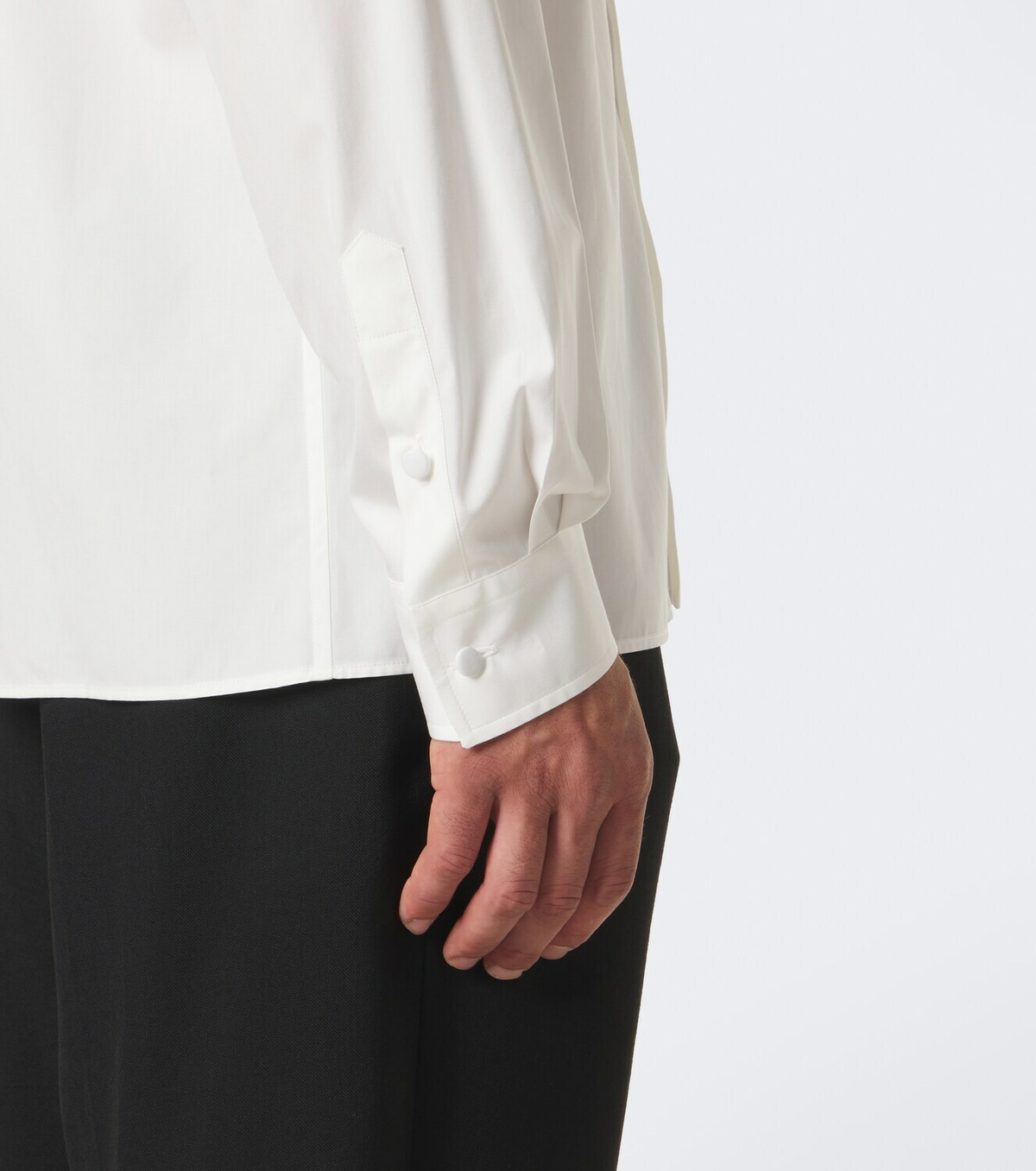 Valentino Embellished cotton poplin shirt