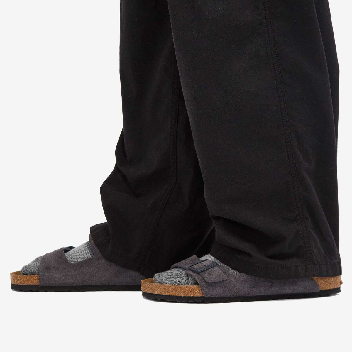Birkenstock Black and Gray Men\'s casual shoes Birkenstock Pasadena Mens Shoes Sz 10 Casual Black Suede  main image 2
