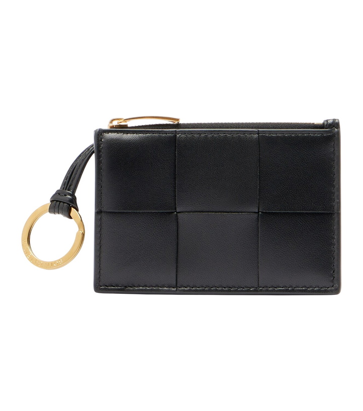 Photo: Bottega Veneta Cassette Intreccio leather card holder